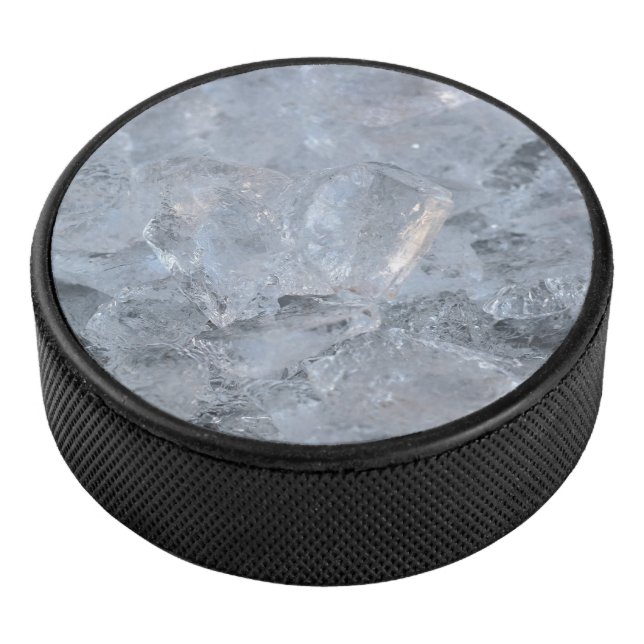 Cooling Ice Cube Texture Image Hockey Puck (3/4)