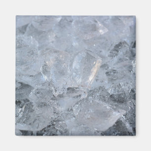 Cooling Ice Cube Texture Image Magnet