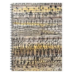 Cooling in a hot zone garden' (1924) by paul klee notebook