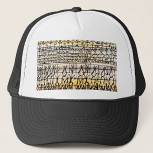 Cooling in a hot zone garden' (1924) by paul klee trucker hat