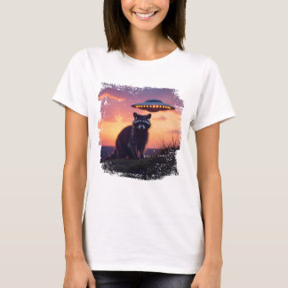 Cool's laundry bear UFO design T-Shirt