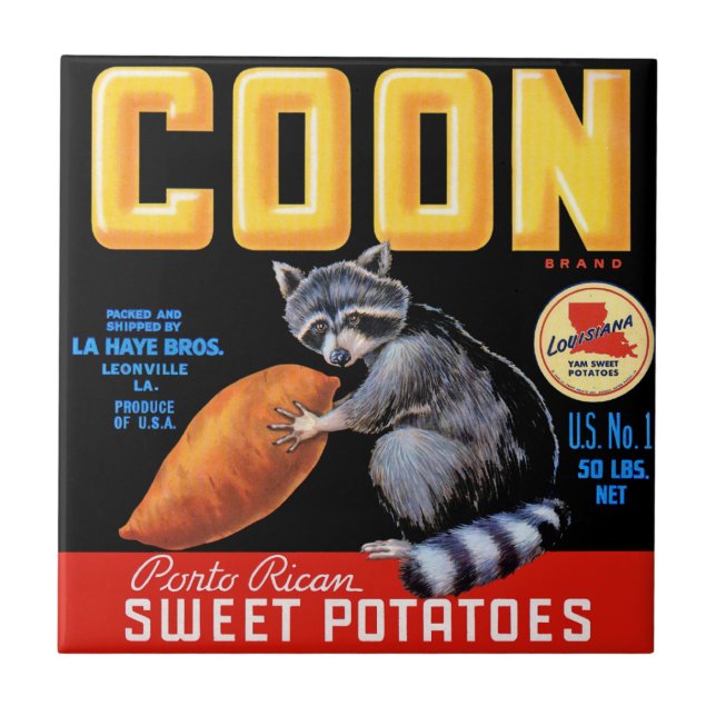 Coon Brand Sweet Potatoes Tile (Front)