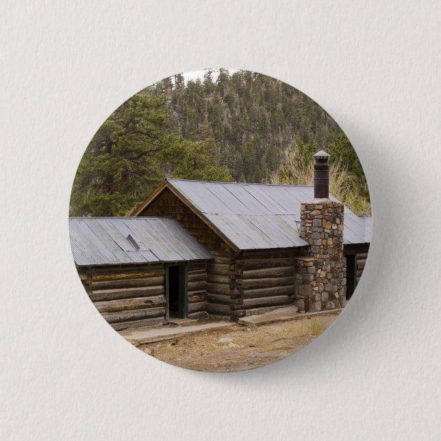 Coon Creek Cabin 6 Cm Round Badge (Front)