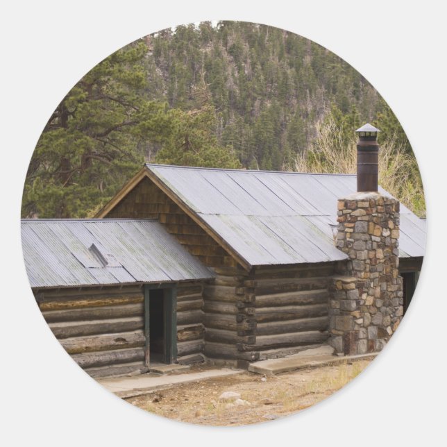 Coon Creek Cabin Classic Round Sticker (Front)