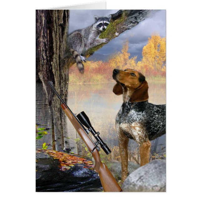 Coon Dog Trees Racoon Cards (Front)