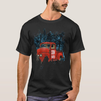 Coon Hunter Night Life Treed Life Racoon Hunting T-Shirt