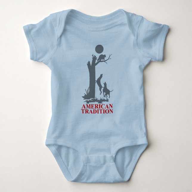 COON HUNTING BABY BODYSUIT (Front)