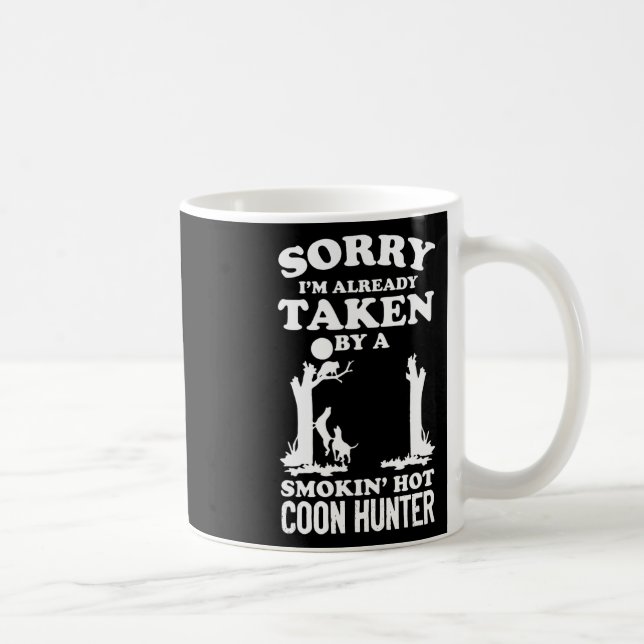 Coon Hunting Coonhounds Coon Hunters  Coffee Mug (Right)