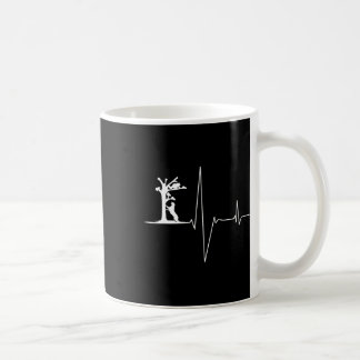 Coon Hunting Dogs Coonhound Heartbeat Coffee Mug