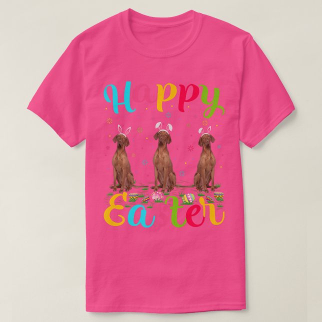 Coonhound Dog Lover Easter Egg Bunny Coonhound Hap T-Shirt (Design Front)
