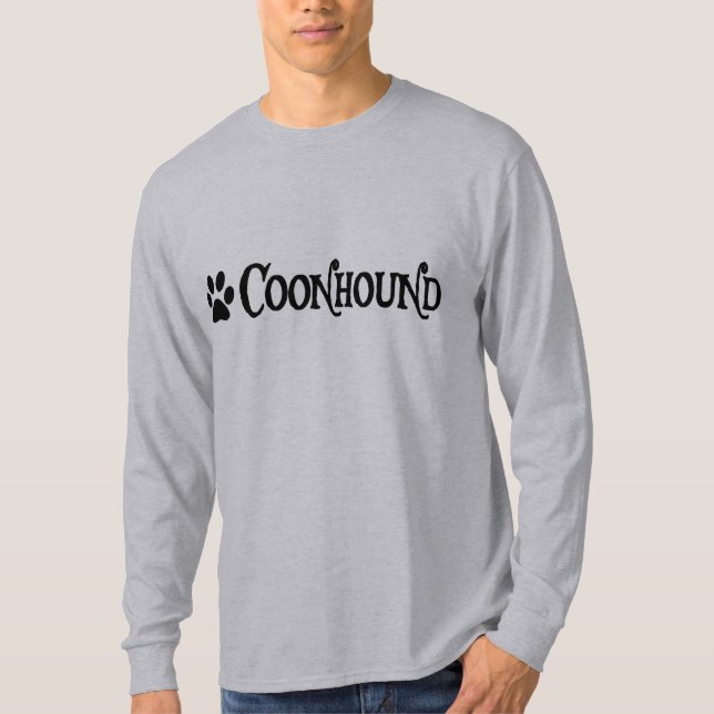 Coonhound (pirate style w/ pawprint) T-Shirt (Front)