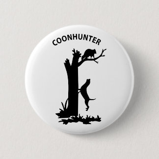 CoonHunter 6 Cm Round Badge