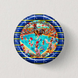 COOP-CLUSIVE RESORT DAY 3 CM ROUND BADGE