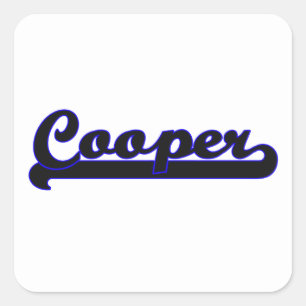 Cooper Classic Job Design Square Sticker