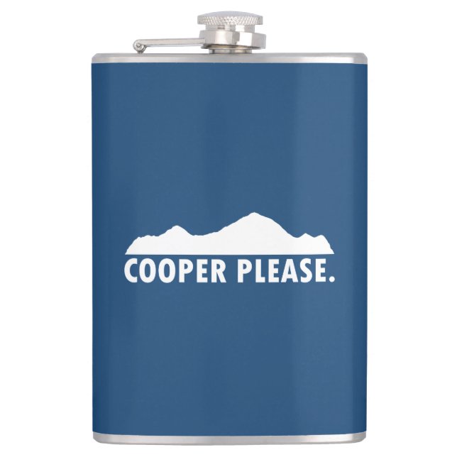 Cooper Colorado Please Hip Flask (Front)