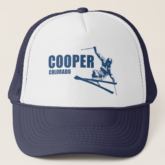 Cooper Colorado Skier Trucker Hat (Front)