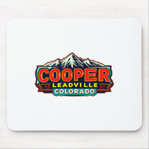 Cooper leadville colorado ski gift skiing souvenir mouse pad