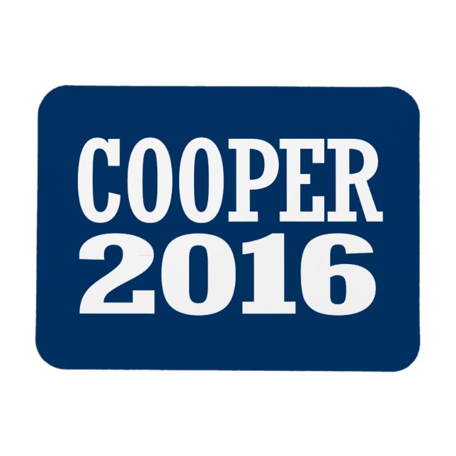 Cooper - Roy Cooper 2016 Magnet (Horizontal)