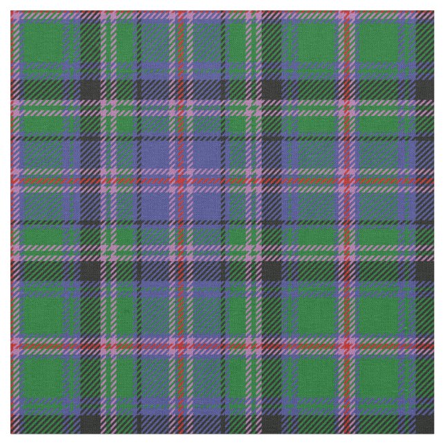 Cooper Scottish Clan Tartan Fabric (Close Up)
