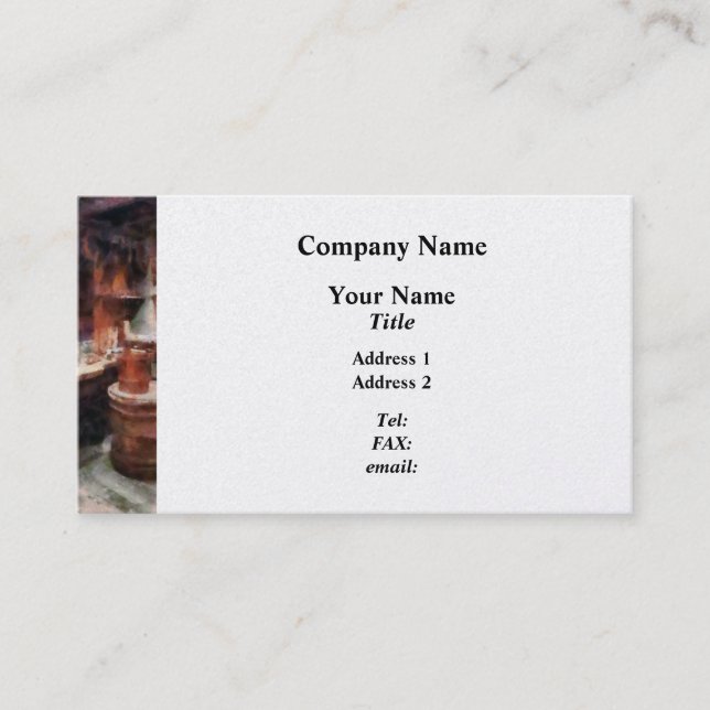 Cooper Shop Business Card (Front)