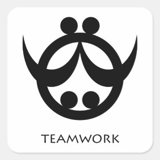 cooperation Adinkra Symbol sticker
