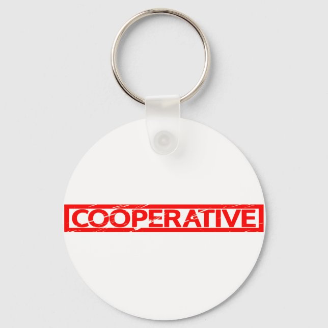 Cooperative Stamp Key Ring (Front)