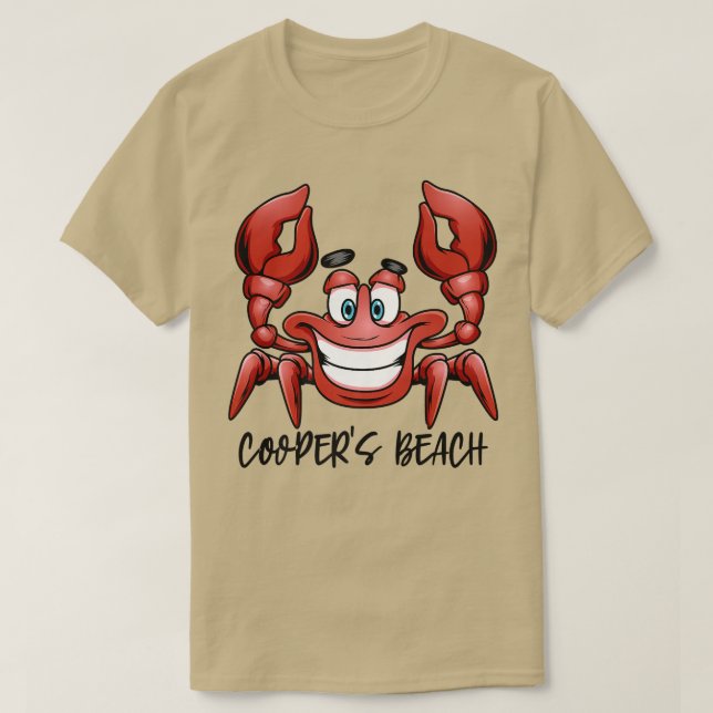 Cooper's Beach New York Family Vacation Group Trip T-Shirt (Design Front)