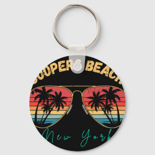 Coopers Beach New York Souvenir Surfboard _1 Key Ring
