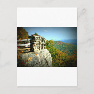 Coopers Rock overlook in Fall. West Virginia Postcard