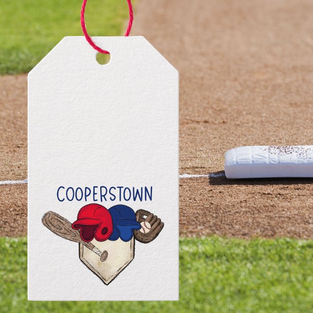 Cooperstown Baseball  Gift Tags (Creator Uploaded)