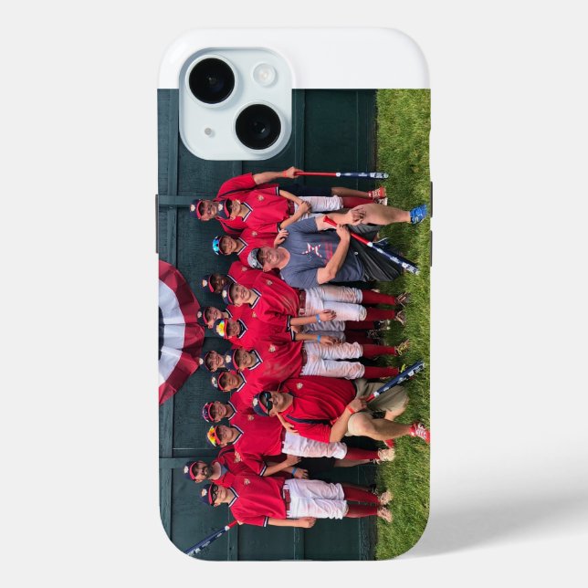 Cooperstown Baseball Team Photo Custom Case-Mate iPhone Case (Back)