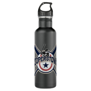 Cooperstown New York Baseball Game Family Vacation 710 Ml Water Bottle