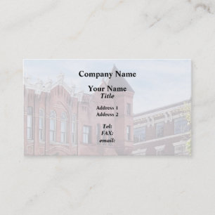 Cooperstown NY - First National Bank Building Business Card