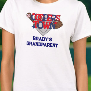Cooperstown Patriotic Baseball Player Grandparent T-Shirt