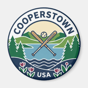Cooperstown USA Magnet