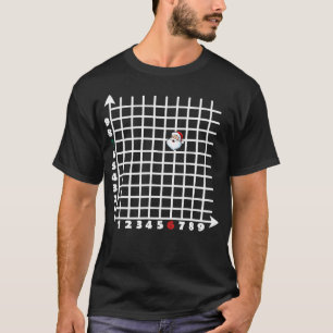 Coordinate (67) Funny Math Teacher 67 Math Christm T-Shirt