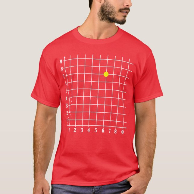 Coordinate 67 Funny Math Teacher 67 Math Lover Sci T-Shirt (Front)