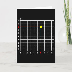 Coordinate (6_7) Six Seven Number Gen Alpha Slang  Card