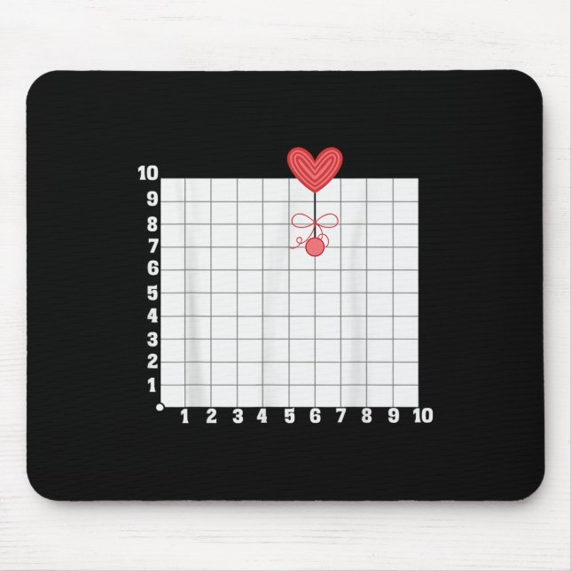 Coordinate Six Seven Trendy 6 7endy Retro Groovy 6 Mouse Pad (Front)