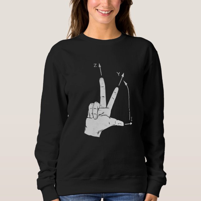 Coordinate System Cnc Programmer Cutting Machine O Sweatshirt (Front)