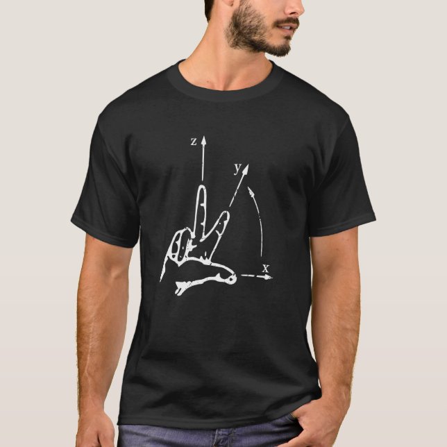 Coordinate System Cnc Programmer Machining Mechani T-Shirt (Front)