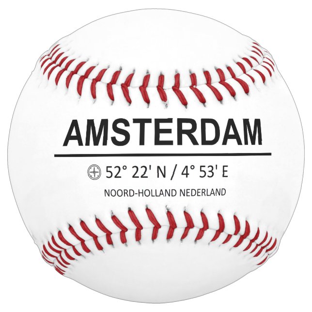 Coordinates Amsterdam Softball (Front)