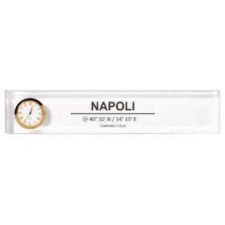 Coordinates Napoli Nameplate
