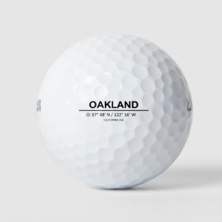 Coordinates Oakland Golf Balls