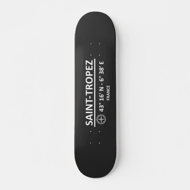 Coordinates Saint Tropez Skateboard (Front)