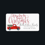 Coordinating Christmas Address Label<br><div class="desc">You’re getting ready to send out a bunch of letters, mailers, or invitations and you don’t want to spend the time (and energy) writing out the return address on each and every one of them. What do you do? You get yourself some labels from us, of course! Why give yourself...</div>