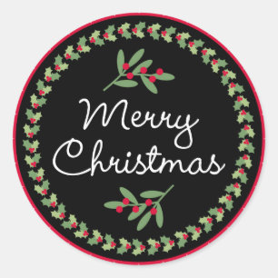 Coordinating Christmas Label Stickers