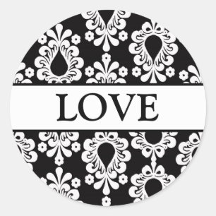 Coordinating Damask Envelope Seals