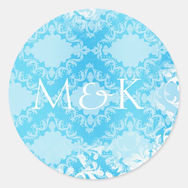 Coordinating Envelope Seals (Turquoise) (Front)