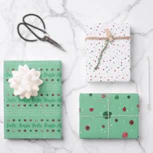 Coordinating Set - Christmas Wrapping Paper